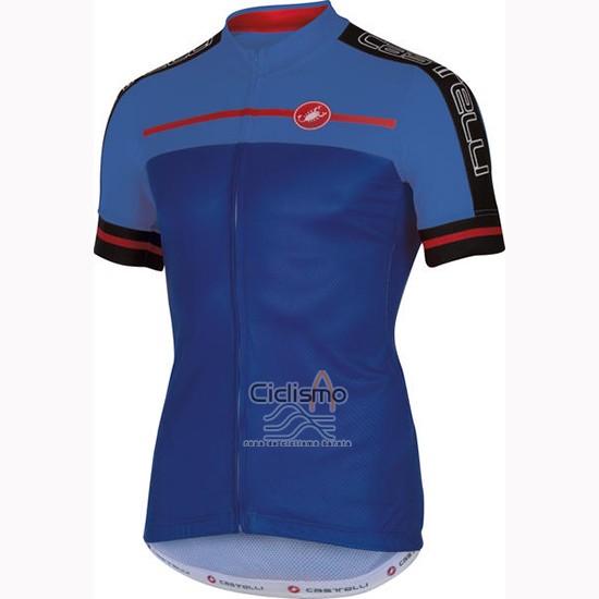 Castelli Ropa Ciclismo Culotte Corto 2016 Hombre Mangas Cortas Azul