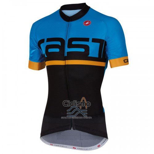 Castelli Ropa Ciclismo Culotte Corto 2016 Hombre Mangas Cortas Azul Negro