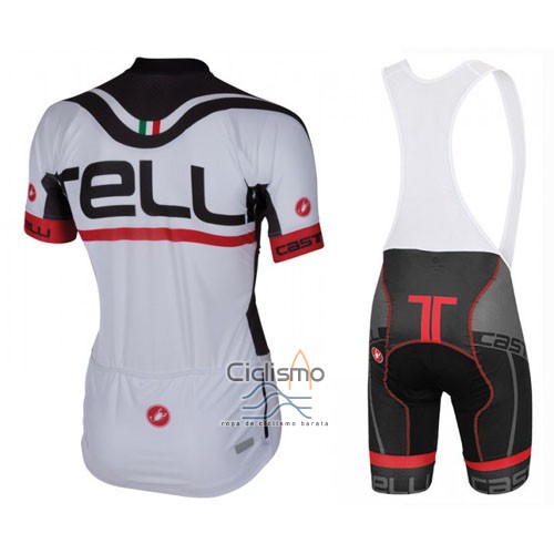 Castelli Ropa Ciclismo Culotte Corto 2016 Hombre Mangas Cortas Blanco