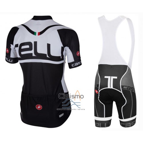 Castelli Ropa Ciclismo Culotte Corto 2016 Hombre Mangas Cortas Blanco Negro