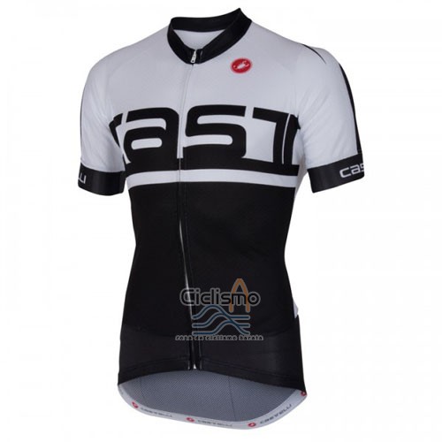 Castelli Ropa Ciclismo Culotte Corto 2016 Hombre Mangas Cortas Blanco Negro