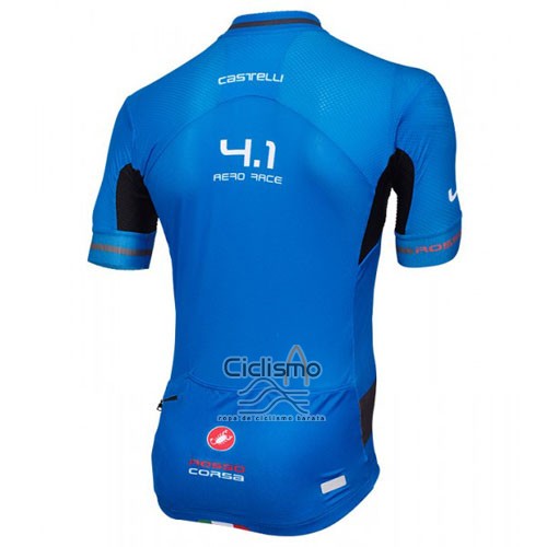 Castelli Ropa Ciclismo Culotte Corto 2016 Hombre Mangas Cortas Negro y Azur