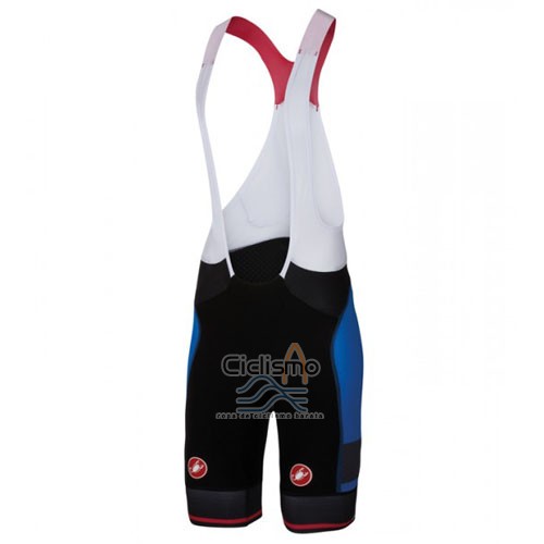 Castelli Ropa Ciclismo Culotte Corto 2016 Hombre Mangas Cortas Negro y Azur