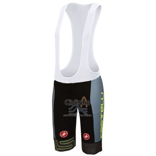 Castelli Ropa Ciclismo Culotte Corto 2016 Hombre Mangas Cortas Verde y Gris
