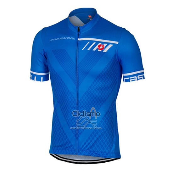 Castelli Ropa Ciclismo Culotte Corto 2017 Hombre Mangas Cortas Azul