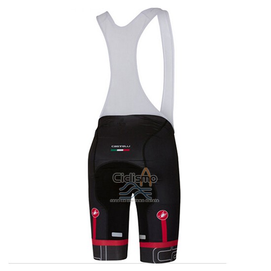 Castelli Ropa Ciclismo Culotte Corto 2017 Hombre Mangas Cortas Blanco y Negro