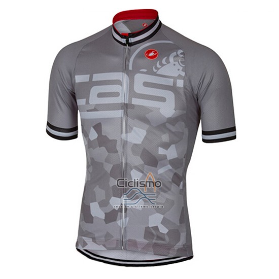 Castelli Ropa Ciclismo Culotte Corto 2017 Hombre Mangas Cortas Gris