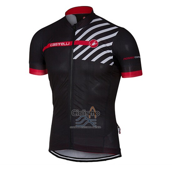 Castelli Ropa Ciclismo Culotte Corto 2017 Hombre Mangas Cortas Negro