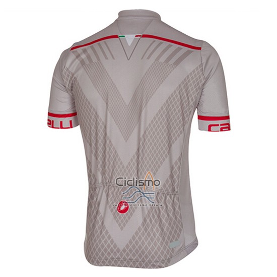 Castelli Ropa Ciclismo Culotte Corto 2017 Hombre Mangas Cortas Plata