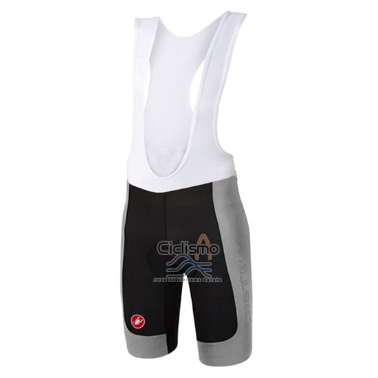 Castelli Ropa Ciclismo Culotte Corto 2017 Hombre Mangas Cortas Plata