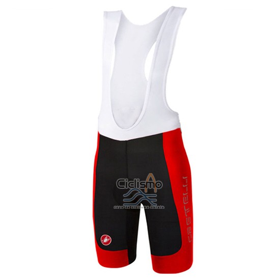 Castelli Ropa Ciclismo Culotte Corto 2017 Hombre Mangas Cortas Rojo