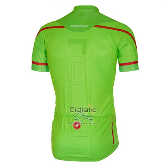 Castelli Ropa Ciclismo Culotte Corto 2017 Hombre Mangas Cortas Verde