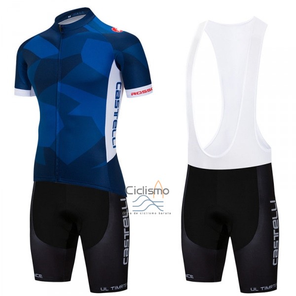 Castelli Ropa Ciclismo Culotte Corto 2018 Hombre Mangas Cortas APagado Azul
