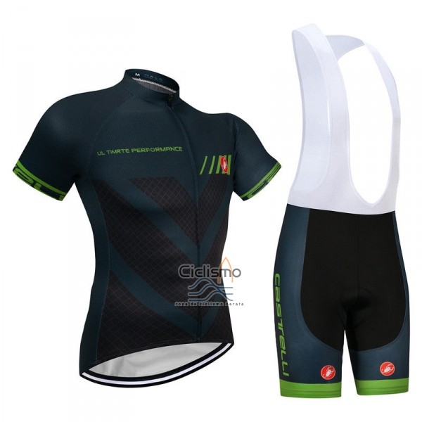 Castelli Ropa Ciclismo Culotte Corto 2018 Hombre Mangas Cortas APagado Verde