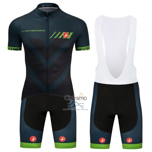 Castelli Ropa Ciclismo Culotte Corto 2018 Hombre Mangas Cortas APagado Verde