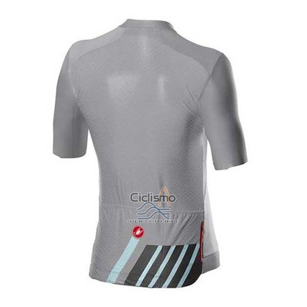 Castelli Ropa Ciclismo Culotte Corto 2020 Hombre Mangas Cortas Gris Negro