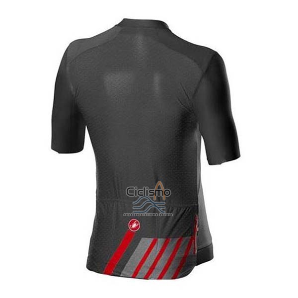 Castelli Ropa Ciclismo Culotte Corto 2020 Hombre Mangas Cortas Negro Gris Rojo