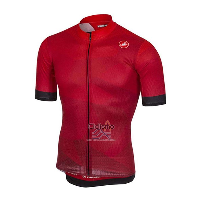 Castelli Ropa Ciclismo Culotte Corto 2020 Hombre Mangas Cortas Rojo