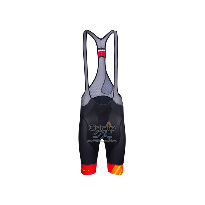 Castelli Ropa Ciclismo Culotte Corto 2021 Hombre Mangas Cortas AMarillo Naranja