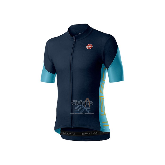 Castelli Ropa Ciclismo Culotte Corto 2021 Hombre Mangas Cortas APagado Azul