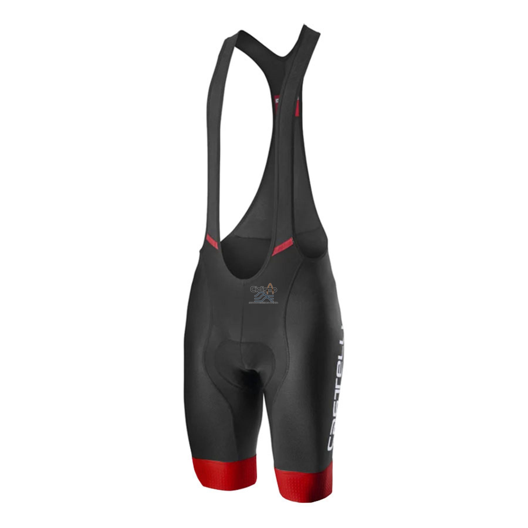 Castelli Ropa Ciclismo Culotte Corto 2021 Hombre Mangas Cortas APagado Rojo