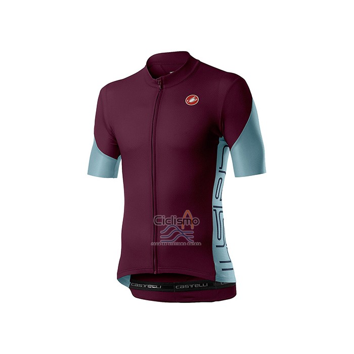 Castelli Ropa Ciclismo Culotte Corto 2021 Hombre Mangas Cortas APagado Violeta