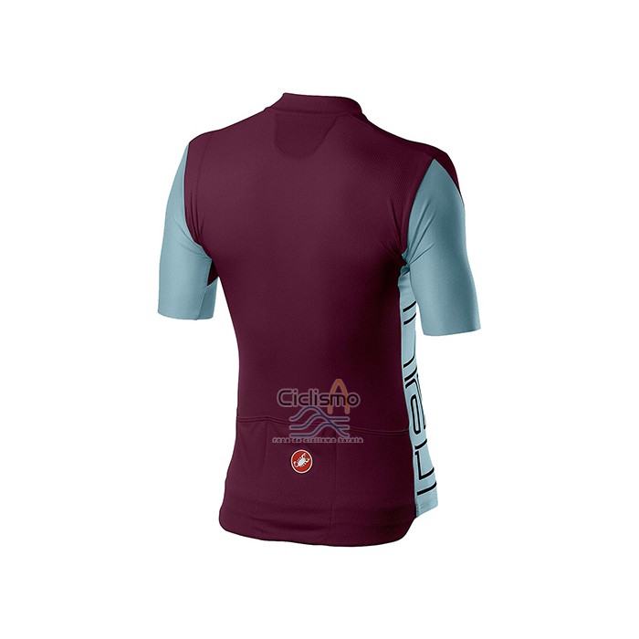 Castelli Ropa Ciclismo Culotte Corto 2021 Hombre Mangas Cortas APagado Violeta