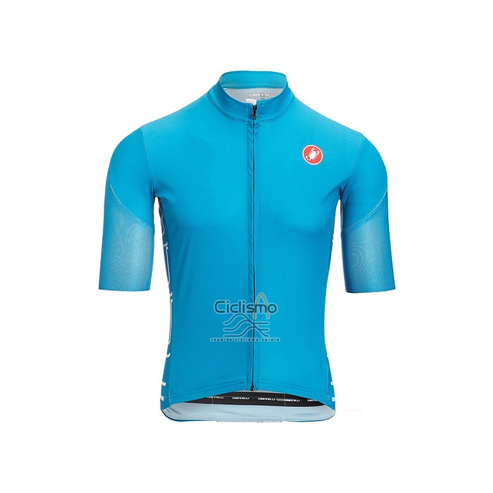 Castelli Ropa Ciclismo Culotte Corto 2021 Hombre Mangas Cortas Azul Claro