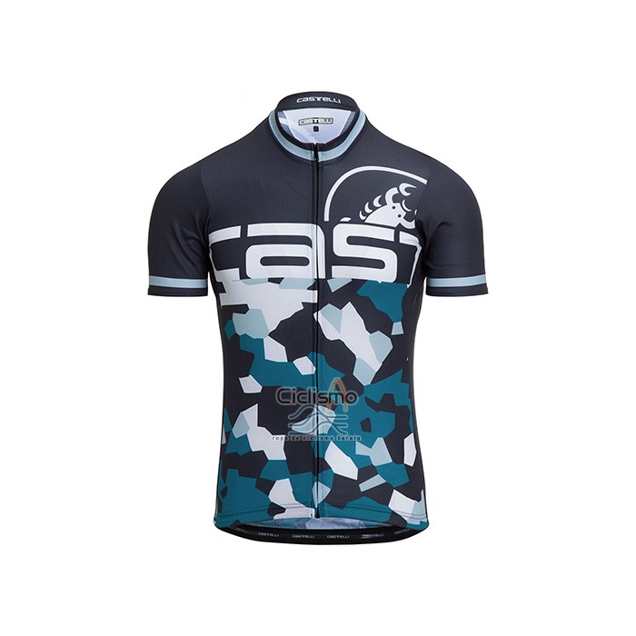 Castelli Ropa Ciclismo Culotte Corto 2021 Hombre Mangas Cortas Azul Gris