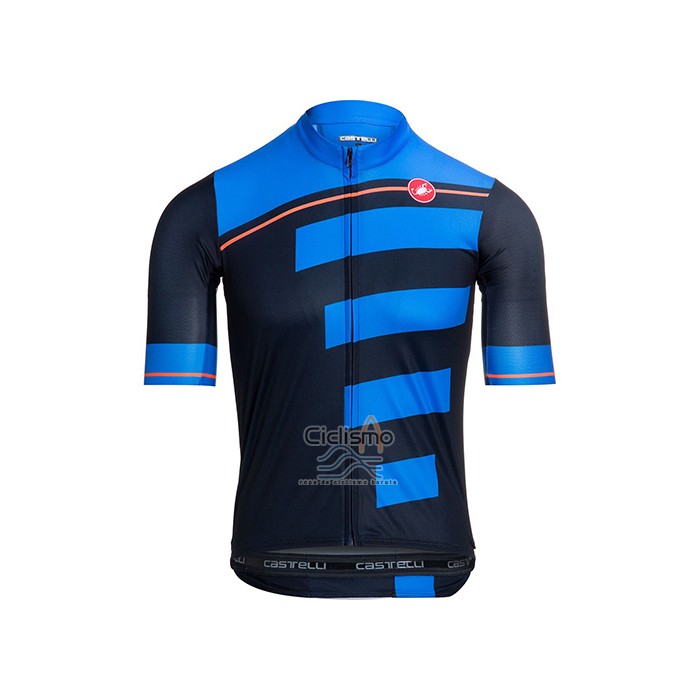 Castelli Ropa Ciclismo Culotte Corto 2021 Hombre Mangas Cortas Azul Negro