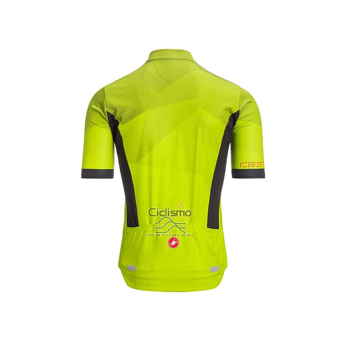 Castelli Ropa Ciclismo Culotte Corto 2021 Hombre Mangas Cortas Brillante AMarillo