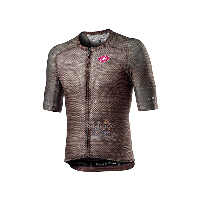 Castelli Ropa Ciclismo Culotte Corto 2021 Hombre Mangas Cortas Brown