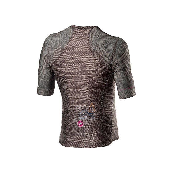 Castelli Ropa Ciclismo Culotte Corto 2021 Hombre Mangas Cortas Brown