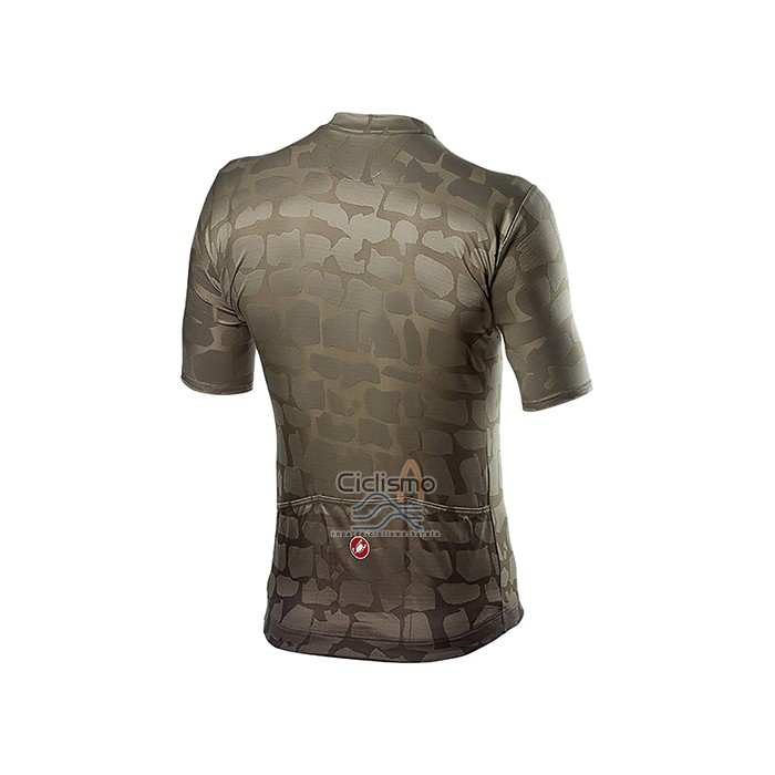 Castelli Ropa Ciclismo Culotte Corto 2021 Hombre Mangas Cortas Brown Verde