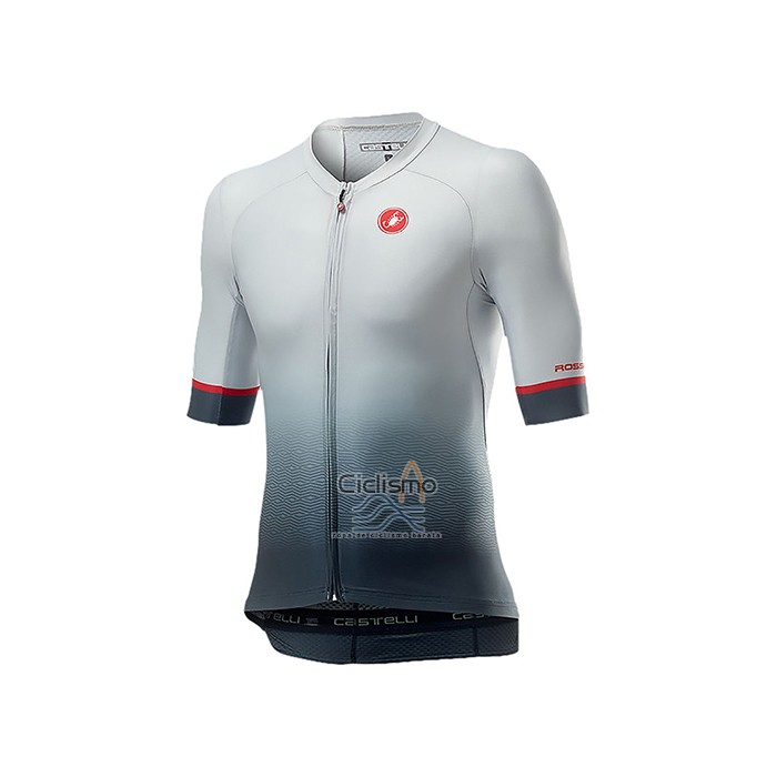 Castelli Ropa Ciclismo Culotte Corto 2021 Hombre Mangas Cortas Negro Gris Blanco