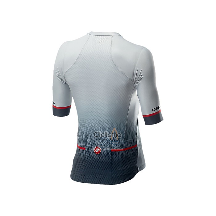 Castelli Ropa Ciclismo Culotte Corto 2021 Hombre Mangas Cortas Negro Gris Blanco