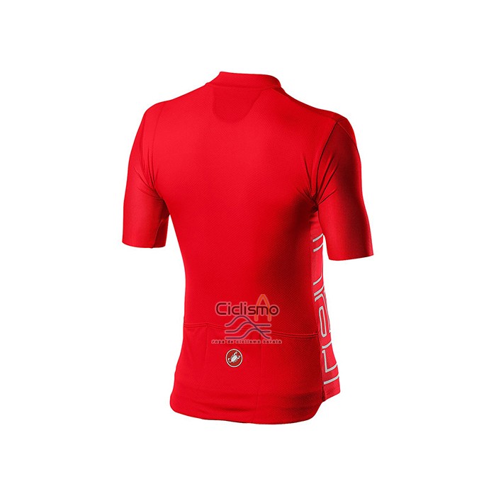 Castelli Ropa Ciclismo Culotte Corto 2021 Hombre Mangas Cortas Rojo