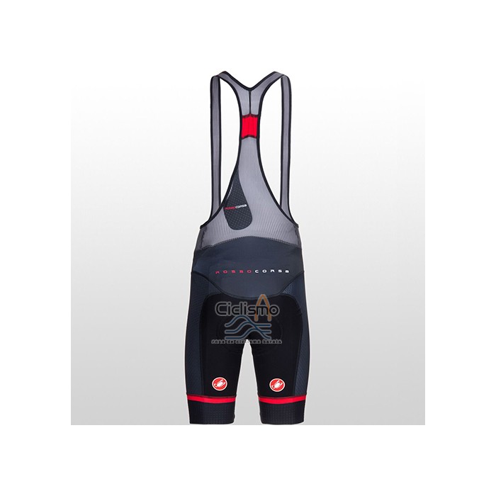 Castelli Ropa Ciclismo Culotte Corto 2021 Hombre Mangas Cortas Rojo Blanco