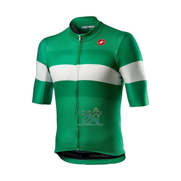 Castelli Ropa Ciclismo Culotte Corto 2021 Hombre Mangas Cortas Verde