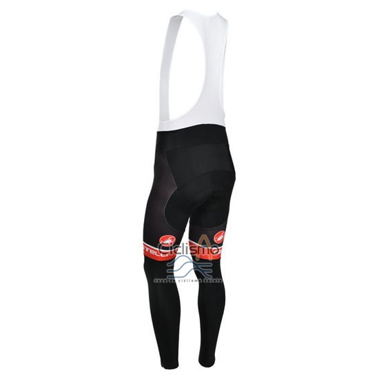 Castelli Ropa Ciclismo Culotte Largo 2013 Hombre Mangas Largas Blanco