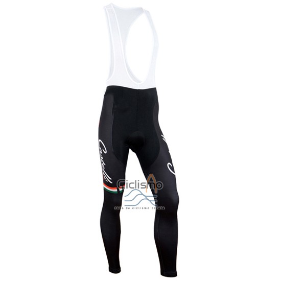 Castelli Ropa Ciclismo Culotte Largo 2014 Hombre Mangas Largas Negro