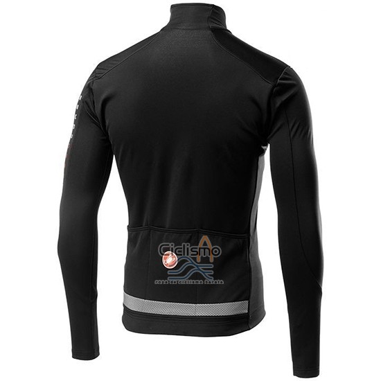 Castelli TRAS Ropa Ciclismo Culotte Largo 2019 Hombre Mangas Largas Negro Plata