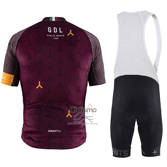 Craft Ropa Ciclismo Culotte Corto 2018 Hombre Mangas Cortas Monument APagado Rojo