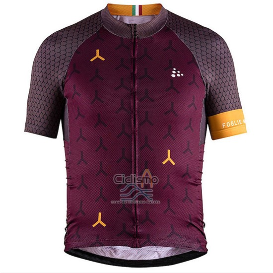 Craft Ropa Ciclismo Culotte Corto 2018 Hombre Mangas Cortas Monument APagado Rojo