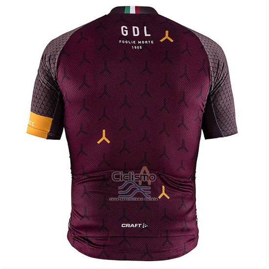 Craft Ropa Ciclismo Culotte Corto 2018 Hombre Mangas Cortas Monument APagado Rojo