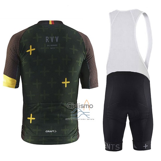 Craft Ropa Ciclismo Culotte Corto 2018 Hombre Mangas Cortas Monument APagado Verde