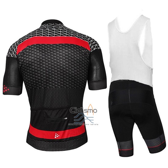 Craft Ropa Ciclismo Culotte Corto 2018 Hombre Mangas Cortas Route Negro y Rojo
