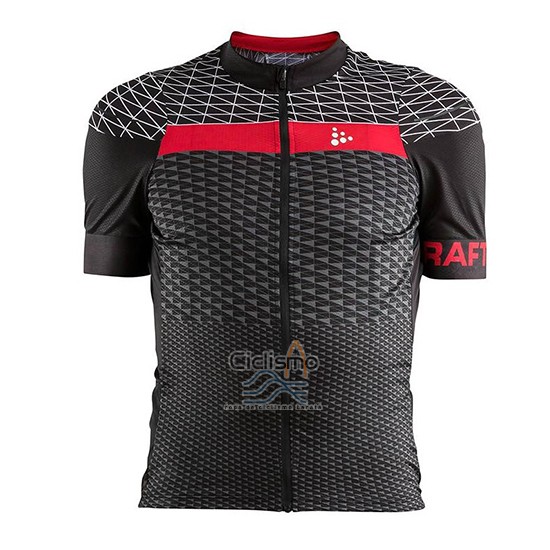 Craft Ropa Ciclismo Culotte Corto 2018 Hombre Mangas Cortas Route Negro y Rojo