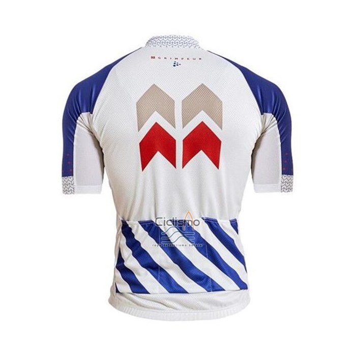 Craft Ropa Ciclismo Culotte Corto 2020 Hombre Mangas Cortas Azul Blanco