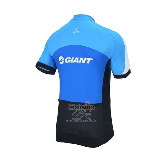 Giant Club Sport Ropa Ciclismo Culotte Corto 2018 Hombre Mangas Cortas Azul y Negro